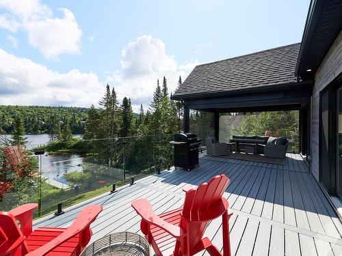 Terrasse - 2374 Route 125 N., Saint-Donat, QC - Outdoor With Deck Patio Veranda With Exterior