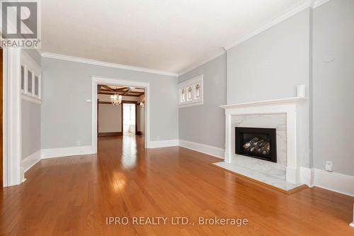 3 Dunbar Road, Toronto, ON - Indoor Photo Showing Living Room With Fireplace