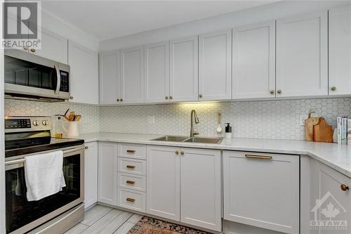 Stainless Steel Appliances - 82 Gladecrest Court, Ottawa, ON - Indoor Photo Showing Kitchen With Double Sink