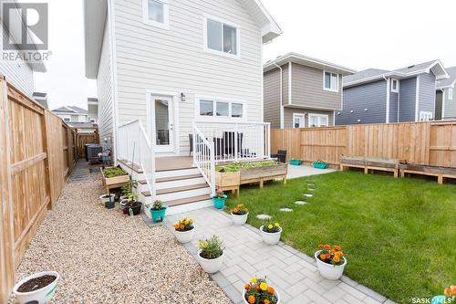 147 Stilling Mews, Saskatoon, SK - Outdoor With Deck Patio Veranda With Exterior