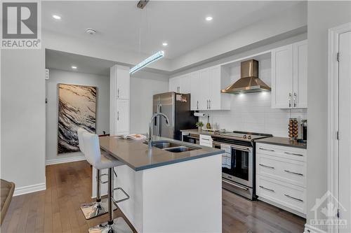 35 Carabiner Private, Ottawa, ON - Indoor Photo Showing Kitchen With Stainless Steel Kitchen With Double Sink With Upgraded Kitchen