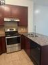 1008 - 70 Absolute Avenue, Mississauga, ON  - Indoor Photo Showing Kitchen With Double Sink With Upgraded Kitchen 