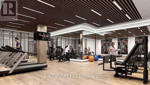C1 206 - 3423 Sheppard Avenue E, Toronto, ON - Indoor Photo Showing Gym Room