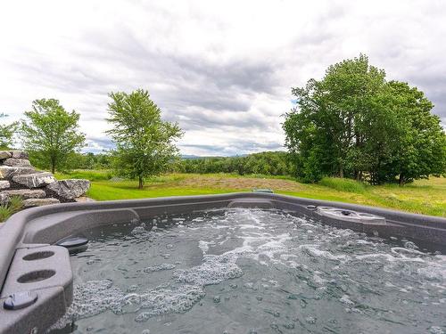 Hot tub - 117 Ch. Santerre, Sutton, QC - Outdoor With View