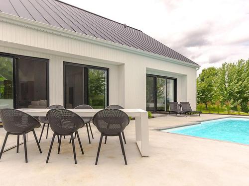 Patio - 117 Ch. Santerre, Sutton, QC - Outdoor With In Ground Pool With Exterior