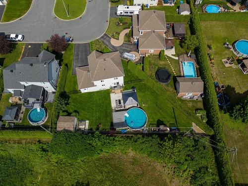 Overall view - 1045 Place Du Sablon, Sorel-Tracy, QC - Outdoor With Above Ground Pool With View