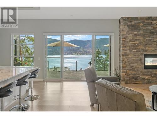 3434 Blue Grass Lane, Kelowna, BC - Indoor With Fireplace