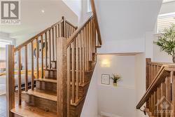 Elegant hardwood staircase - 