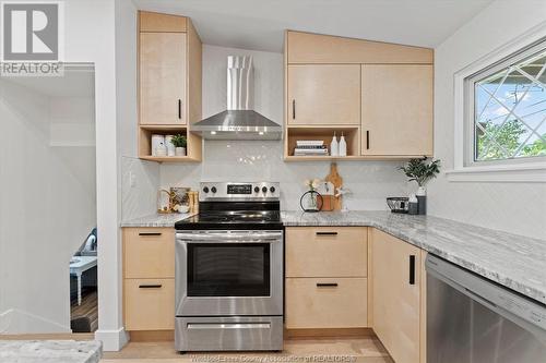 3571 Rankin Avenue, Windsor, ON - Indoor Photo Showing Kitchen With Stainless Steel Kitchen With Upgraded Kitchen