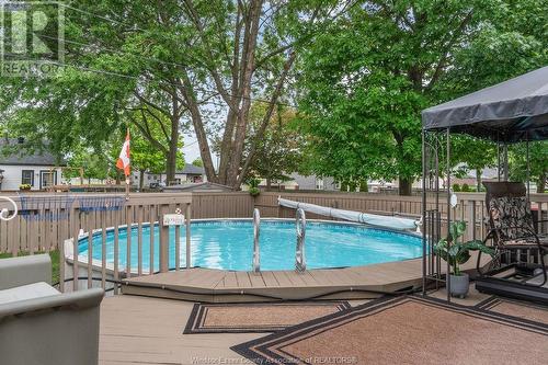 1703 Labadie, Windsor, ON - Outdoor With Above Ground Pool With Backyard