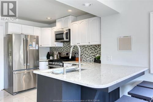 1226 Bruce, Windsor, ON - Indoor Photo Showing Kitchen With Double Sink With Upgraded Kitchen