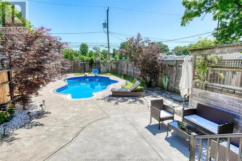 1226 Bruce, Windsor, ON - Outdoor With In Ground Pool With Backyard