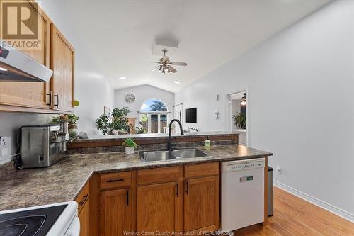 807 Cousineau Road, Windsor, ON - Indoor Photo Showing Kitchen With Double Sink