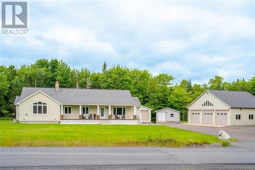 32 Chateau Drive, Mcleod Hill, NB - Outdoor With Deck Patio Veranda With Facade