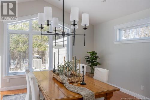 32 Chateau Drive, Mcleod Hill, NB - Indoor Photo Showing Dining Room