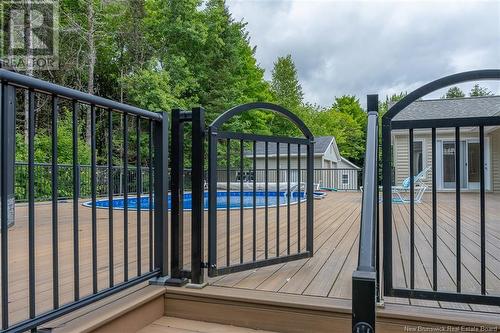 32 Chateau Drive, Mcleod Hill, NB - Outdoor With In Ground Pool With Exterior