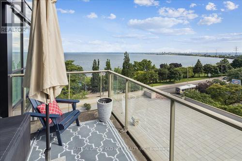 607 - 415 Locust Street, Burlington, ON - Outdoor With Body Of Water With Balcony With View With Exterior