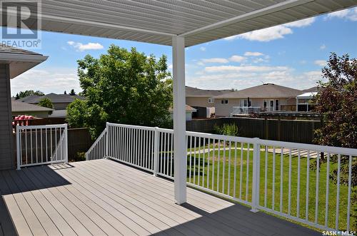 389 Wood Lily Drive, Moose Jaw, SK - Outdoor With Deck Patio Veranda With Exterior