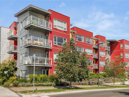 311-785 Tyee Rd, Victoria, BC - Outdoor With Balcony With Facade