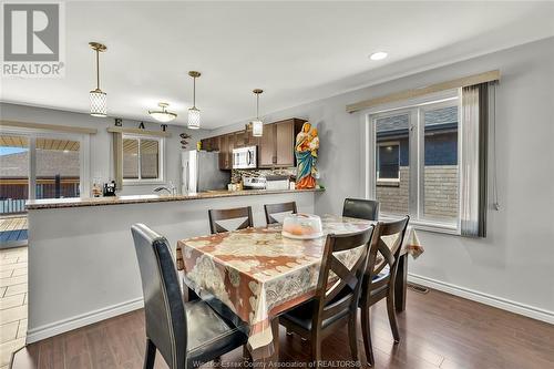 1133 Thunderbay Avenue, Windsor, ON - Indoor Photo Showing Dining Room