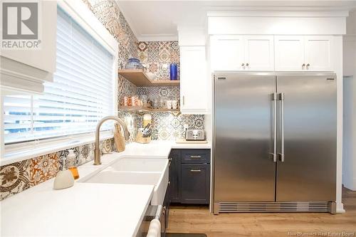 7 Brock Court, Rothesay, NB - Indoor Photo Showing Kitchen With Double Sink