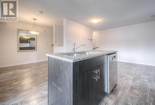 1989 Ottawa Street Unit# 20E, Kitchener, ON - Indoor Photo Showing Kitchen With Double Sink