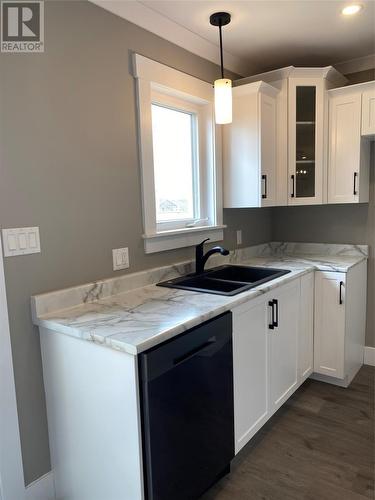 86A Bannock Street, Gander, NL - Indoor Photo Showing Kitchen With Double Sink