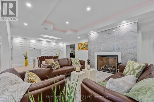 6671 Concession 1 Road, Puslinch, ON - Indoor Photo Showing Living Room With Fireplace