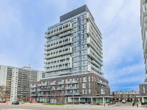 205-128 Fairview Mall Dr, Toronto, ON - Outdoor With Balcony With Facade