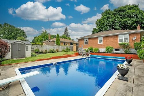 2334 Prospect Street, Burlington, ON - Outdoor With In Ground Pool With Backyard