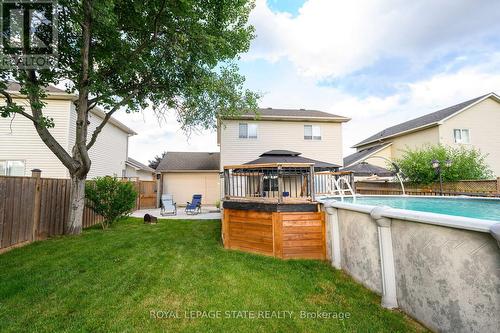 25 Lindsay Drive, Haldimand, ON - Outdoor With Above Ground Pool With Backyard With Exterior