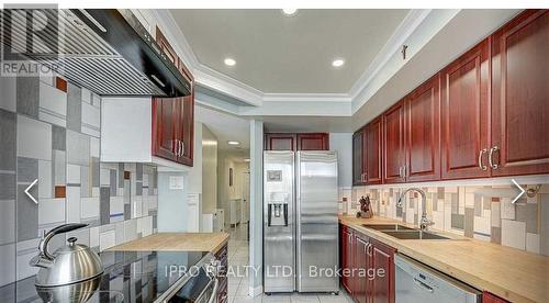 1001 - 26 Hanover Road, Brampton (Queen Street Corridor), ON - Indoor Photo Showing Kitchen With Double Sink