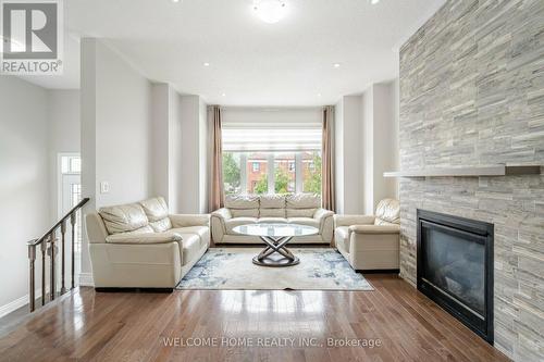 55 Ypres Road, Toronto, ON - Indoor Photo Showing Living Room With Fireplace