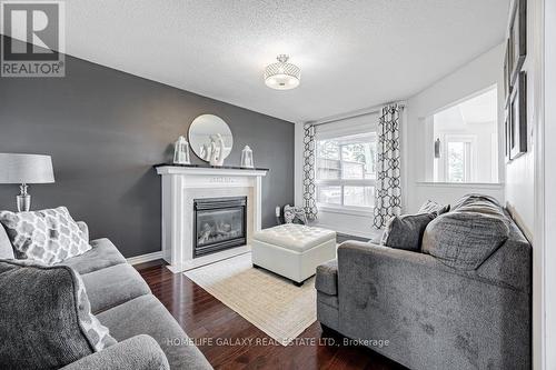 53 Priscilla'S Place, Barrie, ON - Indoor Photo Showing Living Room With Fireplace