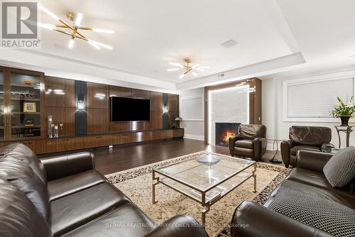 88 Forest Hts Boulevard, Toronto, ON - Indoor Photo Showing Living Room With Fireplace