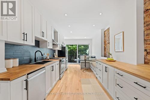 930 Manning Avenue, Toronto, ON - Indoor Photo Showing Kitchen With Double Sink