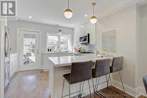 595 Sammon Avenue, Toronto, ON - Indoor Photo Showing Kitchen With Upgraded Kitchen