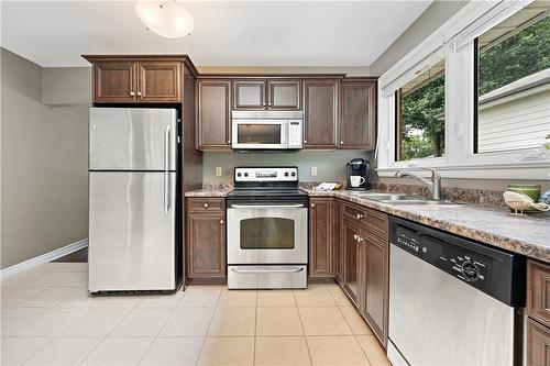 1063 Maplehurst Avenue, Burlington, ON - Indoor Photo Showing Kitchen With Double Sink