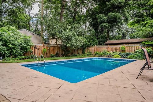 5264 Woodhaven Drive, Burlington, ON - Outdoor With In Ground Pool With Backyard