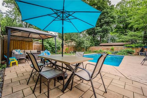 5264 Woodhaven Drive, Burlington, ON - Outdoor With In Ground Pool With Deck Patio Veranda