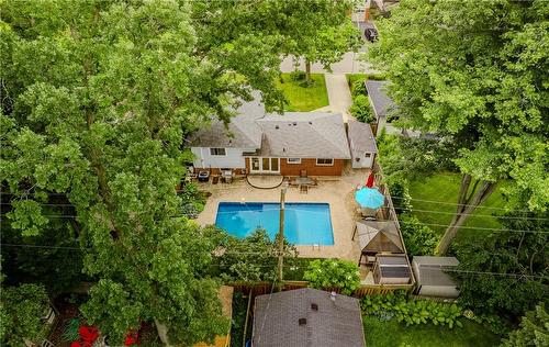 5264 Woodhaven Drive, Burlington, ON - Outdoor With In Ground Pool