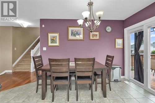 2113 Curry Avenue, Windsor, ON - Indoor Photo Showing Dining Room