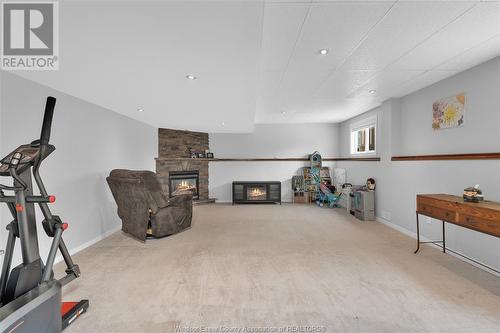 2113 Curry Avenue, Windsor, ON - Indoor With Fireplace