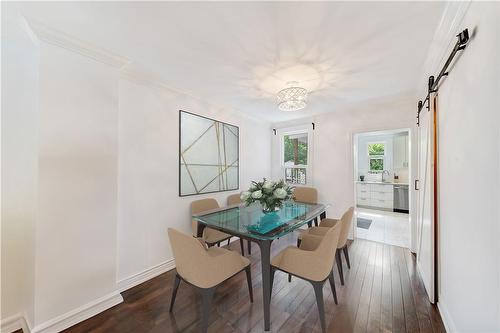 Virtually Staged - 88 Gibson Avenue, Hamilton, ON - Indoor Photo Showing Dining Room