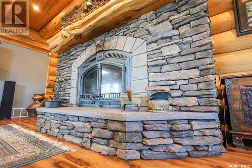 105 Janice Place, Emma Lake, SK - Indoor With Fireplace