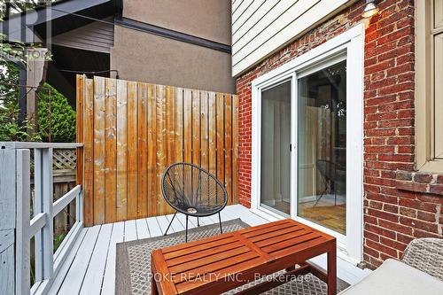 75A Garden Avenue, Toronto, ON - Outdoor With Deck Patio Veranda With Exterior