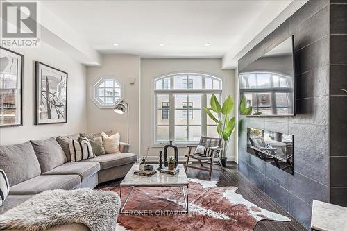 61 - 295 Royalton Common Drive, Oakville, ON - Indoor Photo Showing Living Room With Fireplace