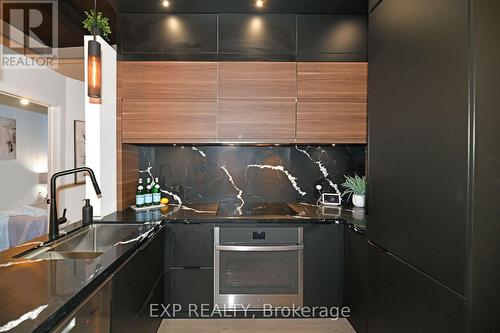 204 - 11 Rebecca Street, Hamilton, ON - Indoor Photo Showing Kitchen With Double Sink