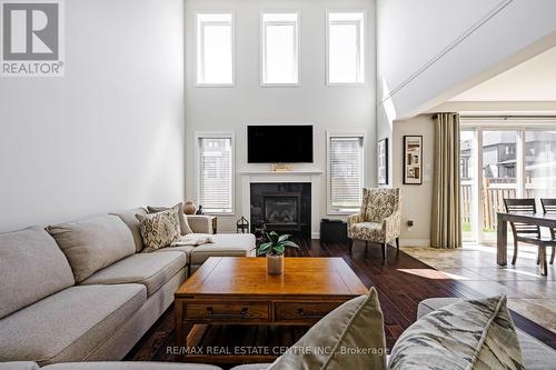 80 Taylor Drive, East Luther Grand Valley (Grand Valley), ON - Indoor Photo Showing Living Room With Fireplace