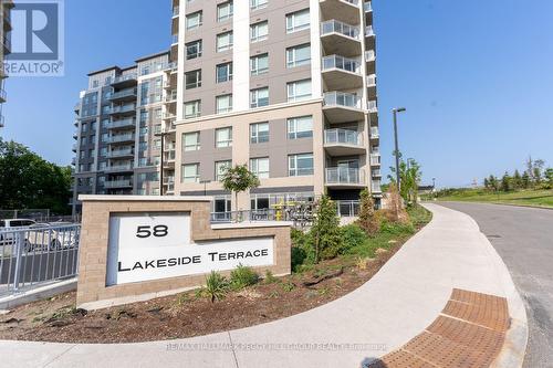 306 - 58 Lakeside Terrace, Barrie, ON - Outdoor With Balcony With Facade